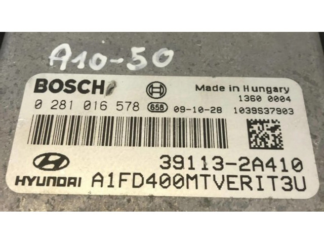 Řídící jednotka 391132A410, 0281016578   Hyundai i30 2009