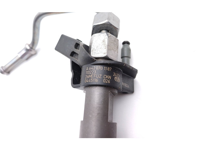 Vstřikovač A6420701187, 0445116026 Mercedes-Benz CLS C218 X218