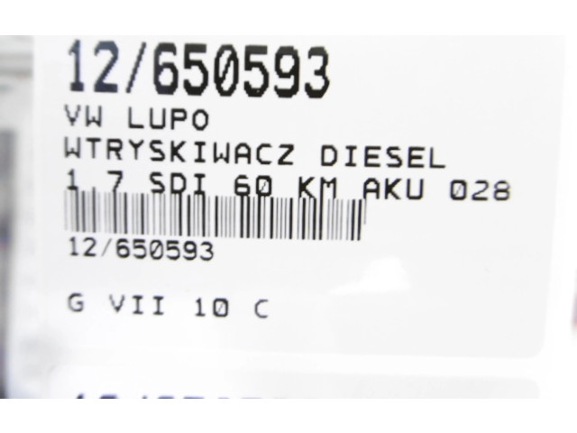 Форсунка 028130202R, 028130202R Volkswagen Lupo