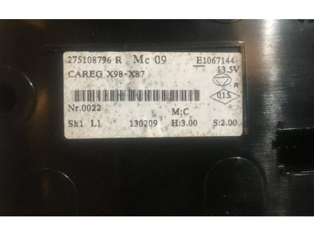 Блок управления климат-контролем 275108796R, 275108796R Renault Clio II