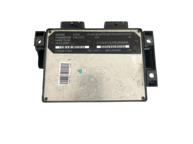 Řídící jednotka 9651850580, 9650359580   Citroen Berlingo 1996