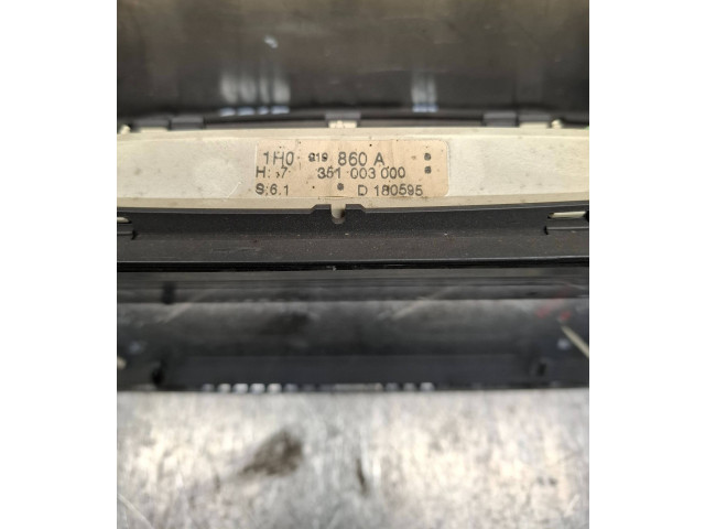 Панель приборов 1h0919860a Volkswagen Golf III