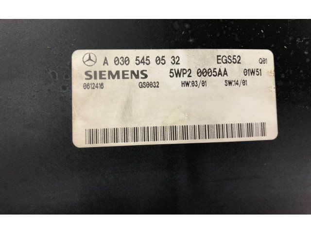 Блок управления коробкой передач A0305450532, 5WP20005AA   Mercedes-Benz SL R230