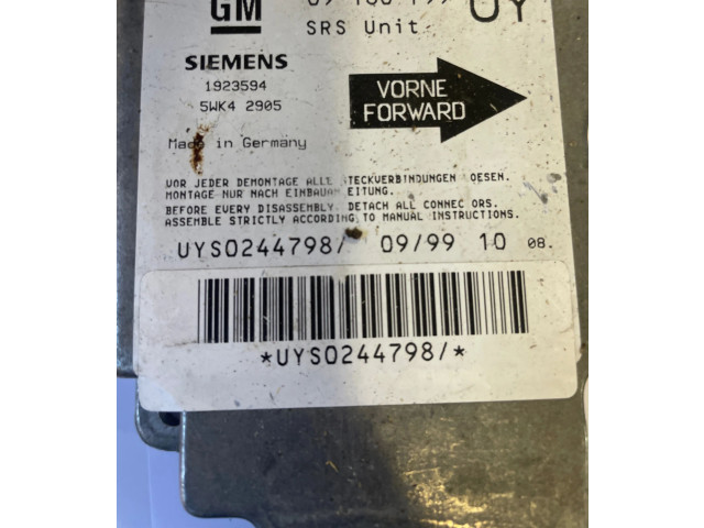 Блок подушек безопасности 09180799, 1923594   Mercedes-Benz GL X166