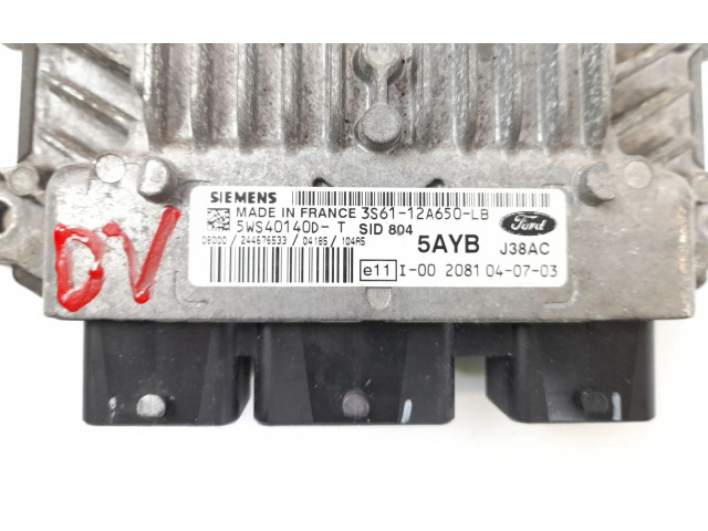 Блок управления двигателя 3S6112A650LB, 5WS40140DT Ford Fusion