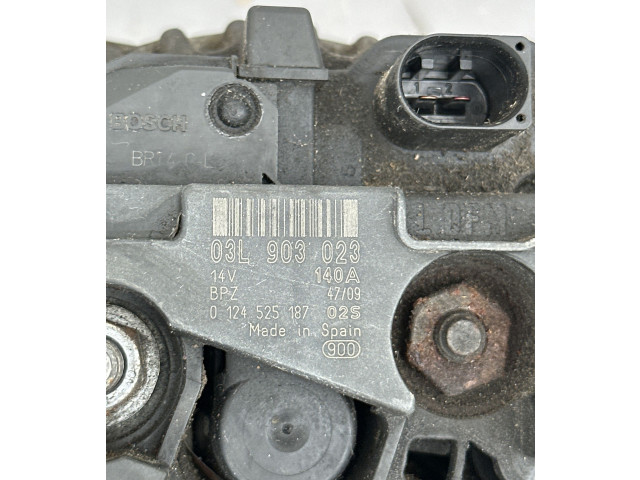 Генератор 03L903023, 0124525187   Volkswagen Touran II      