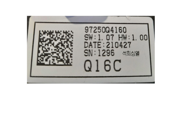 Блок управления климат-контролем 97250Q4160 KIA Niro