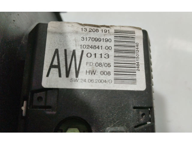 Дисплей    13208191, 317099190   Opel Meriva A