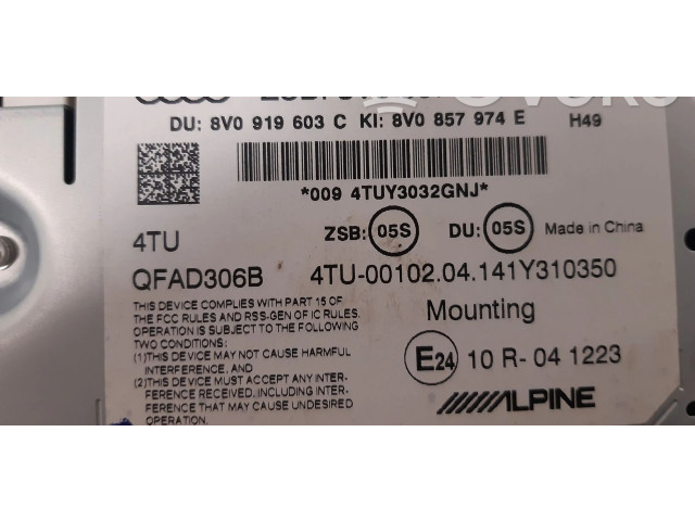 Дисплей    8V0857273M, 8V0857273M6PS   Audi A3 S3 8V