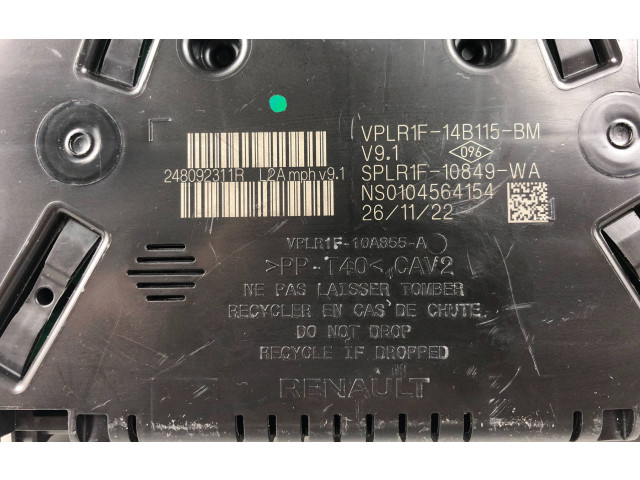 Панель приборов 248092311R Dacia Jogger