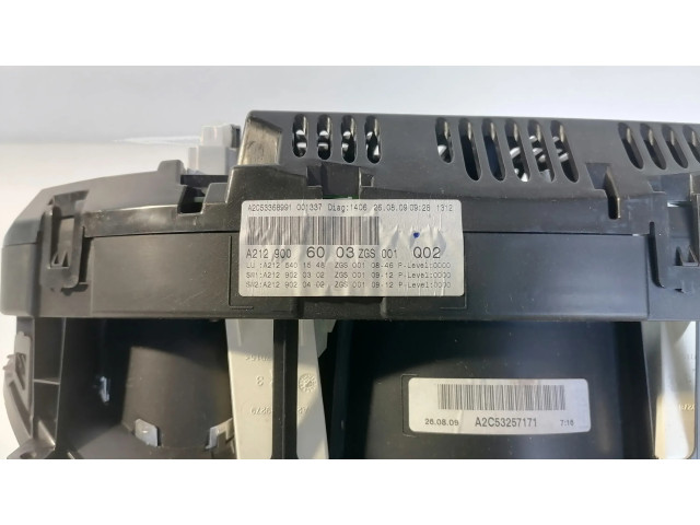 Přístrojová deska  Mercedes-Benz E W212 2011 A2129006003  