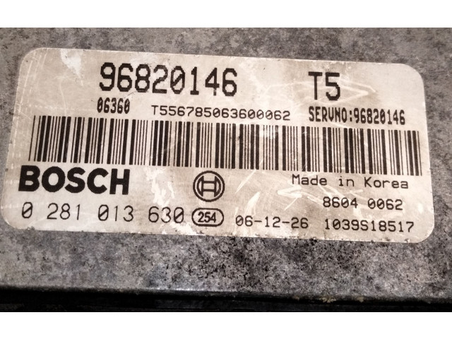 Блок управления двигателя 96820146, 0281013630 Chevrolet Epica