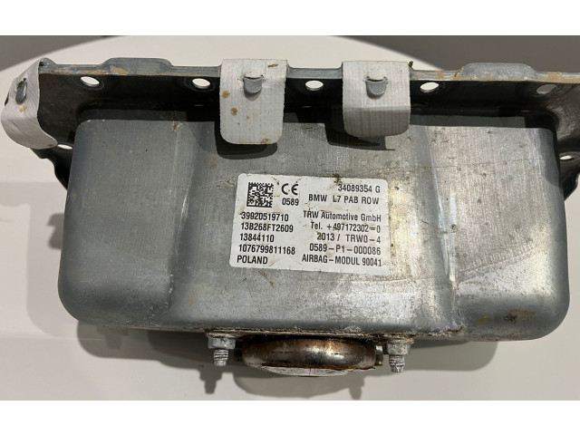 Подушка безопасности пассажира 72129205197, 9205197   BMW 3 F30 F35 F31