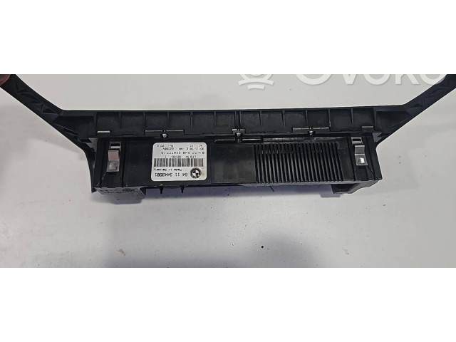 Блок управления климат-контролем 3443981, EZC66V   BMW X3 E83
