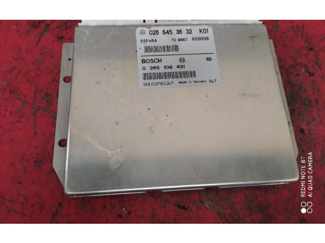 Блок управления 0265453632   Mercedes-Benz A W168