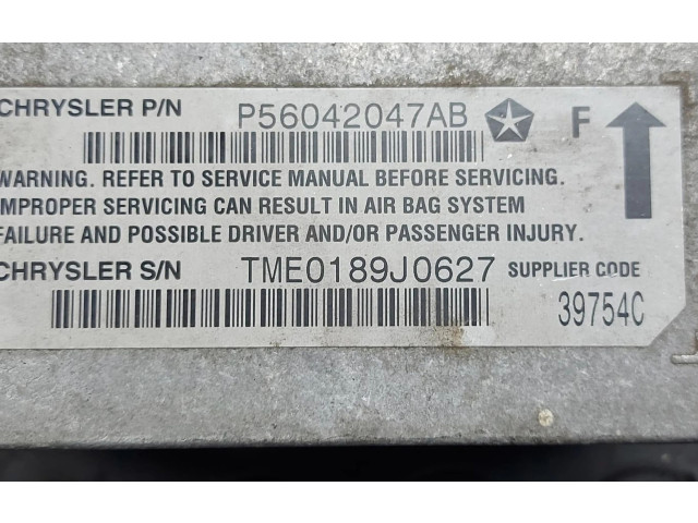 Блок подушек безопасности P56042047AB Jeep Grand Cherokee (WJ)