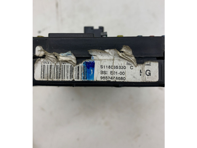 Pojistková skříňka 9652474680, S118035320C Citroen Berlingo 2001