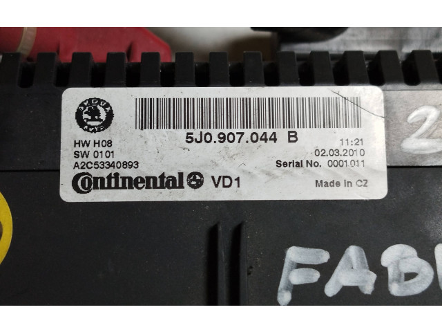 Блок управления климат-контролем 5J0907044B, A2C53340893   Skoda Fabia Mk2 (5J)