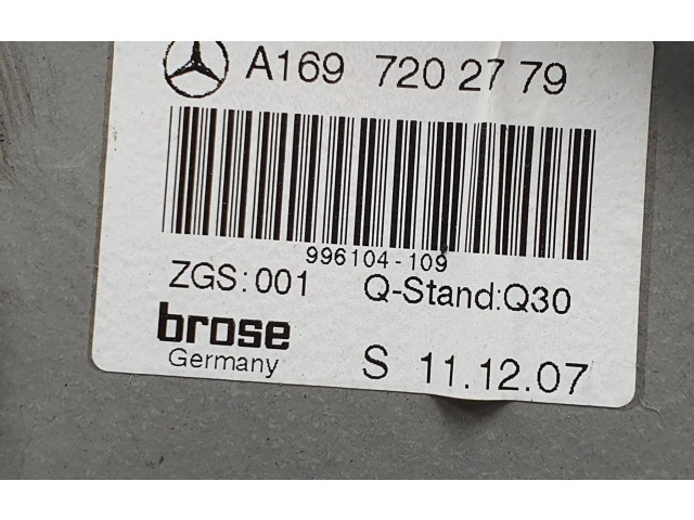 Turbodmychadlo Передний електрический механизм для подъема окна без двигателя A1697202779 Mercedes-Benz A W169