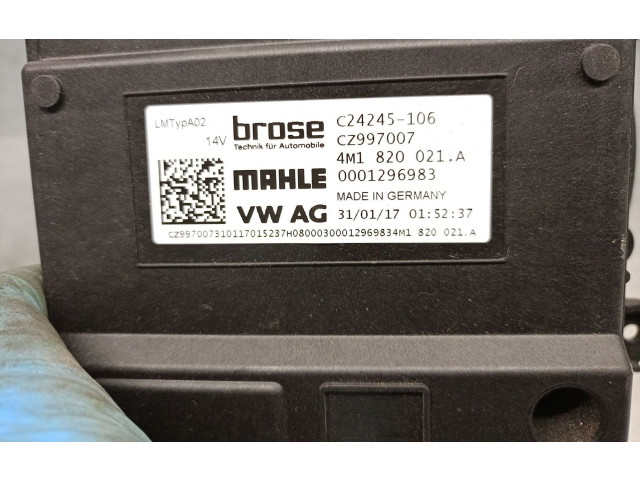 Вентилятор печки    4M1820021, 4M1820021   Audi A4 Allroad B9