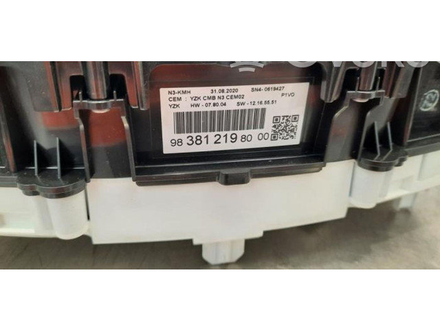 Панель приборов 9838121980   Opel Combo E       