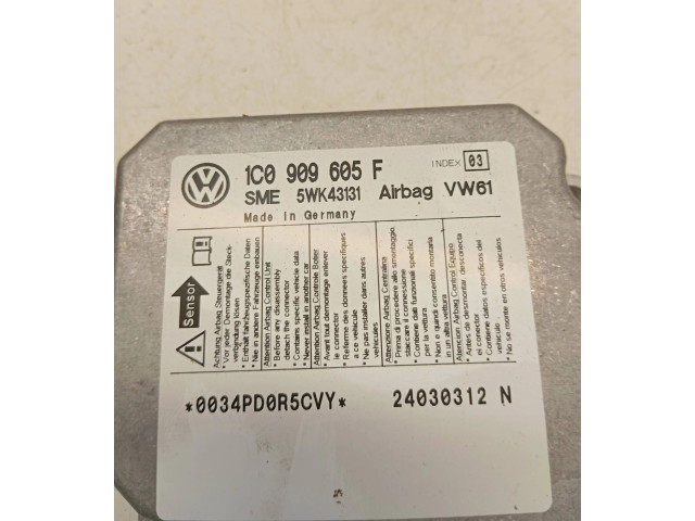 Блок подушек безопасности 1C0909605F, 24030312N   Volkswagen Transporter - Caravelle T5