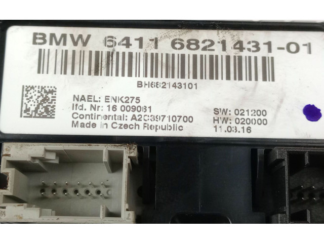 Блок управления климат-контролем 64116821431   BMW X4 F26
