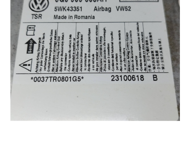 Блок подушек безопасности 6Q0909605AH, 5WK43351 Volkswagen Caddy