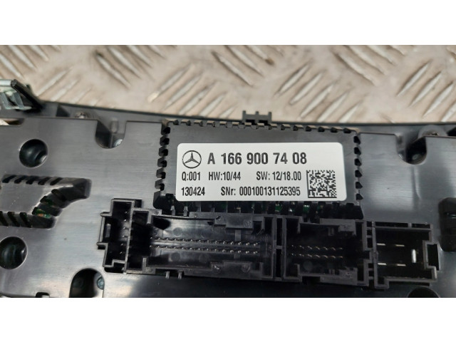 Блок управления климат-контролем A1669007408   Mercedes-Benz GL X166