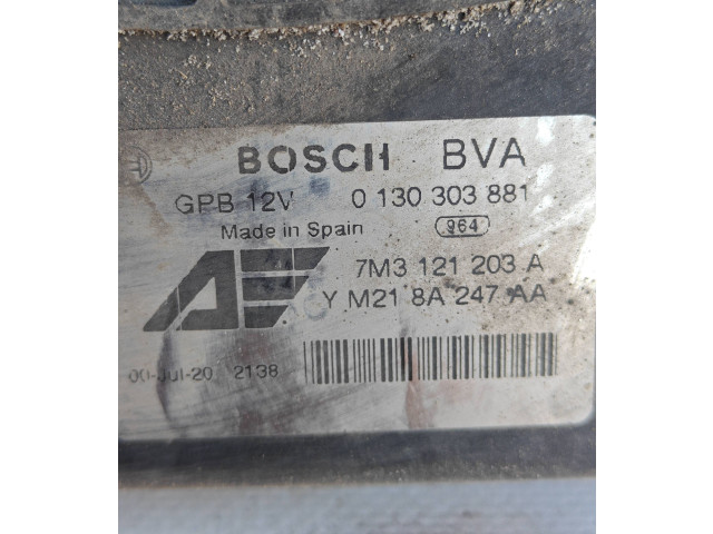 Вентилятор радиатора 7M3121203A, 0130303881 Ford Galaxy