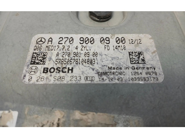 Řídící jednotka A2709000900, A2709010900 Mercedes-Benz CLA C117 X117 W117 2013