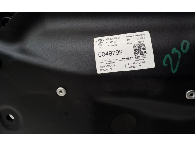 Передний електрический механизм для подъема окна без двигателя 97053720100, 97053722102 Porsche Panamera (970)