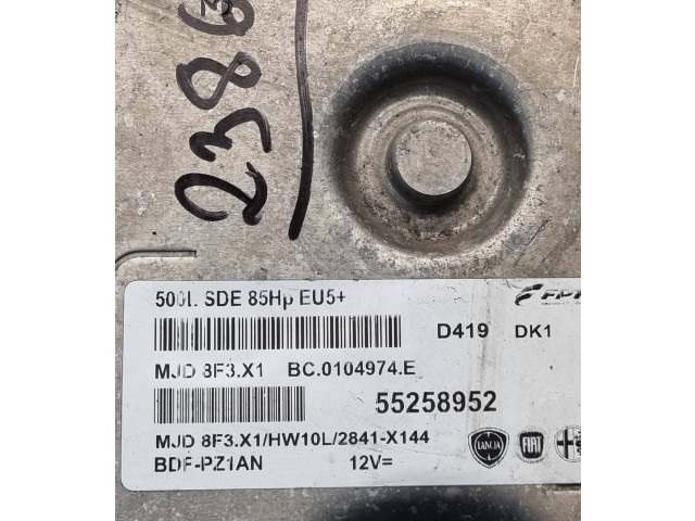 Блок управления двигателя 55258952, BC0104974E   Fiat 500L
