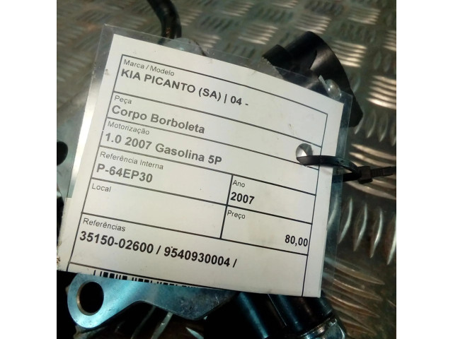 Vstřikovací lišta 35150-02600 KIA Picanto pro benzínový motor