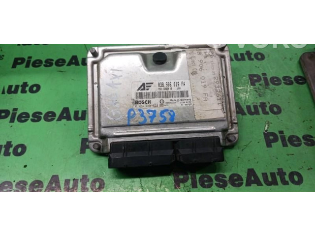 Блок управления двигателем Блок управления 0281010629, 038906019FA Ford Galaxy