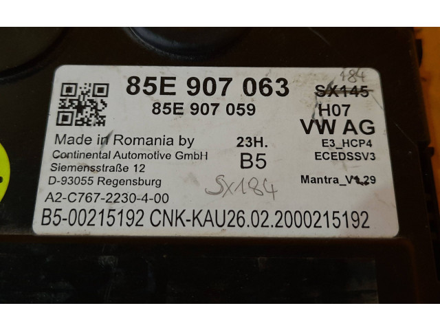 Блок комфорта 85E907063, 85E907063 Seat Ibiza IV (6J,6P)