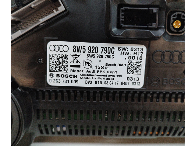 Панель приборов 8W5920790C, 0263731009 Audi Q5 SQ5