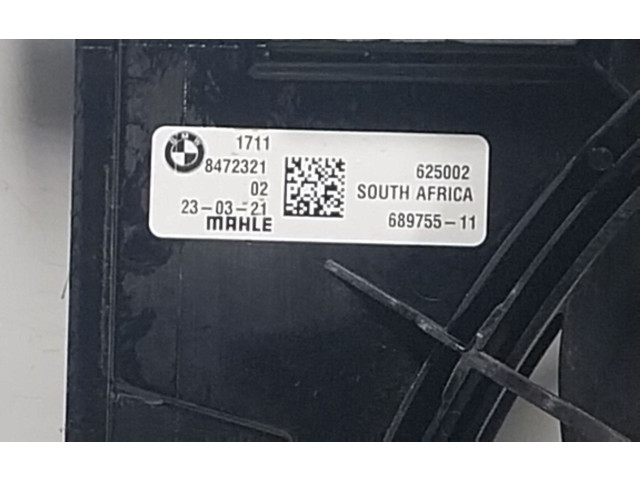 Вентилятор радиатора 17428472321, 847232102 BMW X3 G01