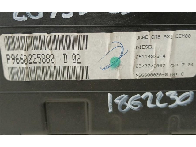 Панель приборов P9660225880D02, 0090059   Citroen C2       