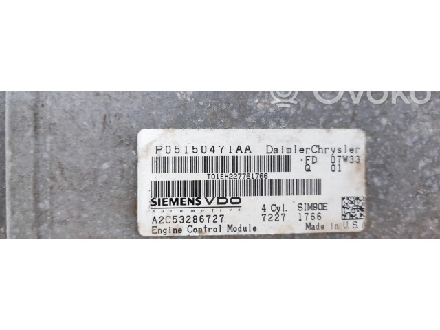Řídící jednotka A2C53286727, P05150471AA Dodge Avenger 2009