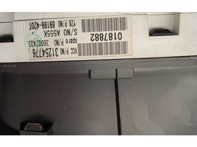 Панель приборов 31254776 Volvo C30