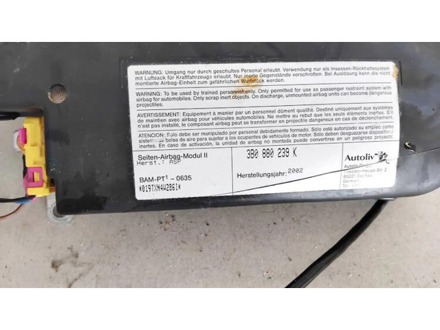 Подушка безопасности в сиденье 3b0880239k   Skoda Superb B5 (3U)