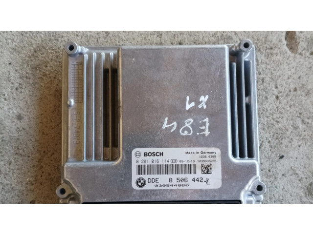 Řídící jednotka 8506442, 0281016114 BMW X1 E84 2010