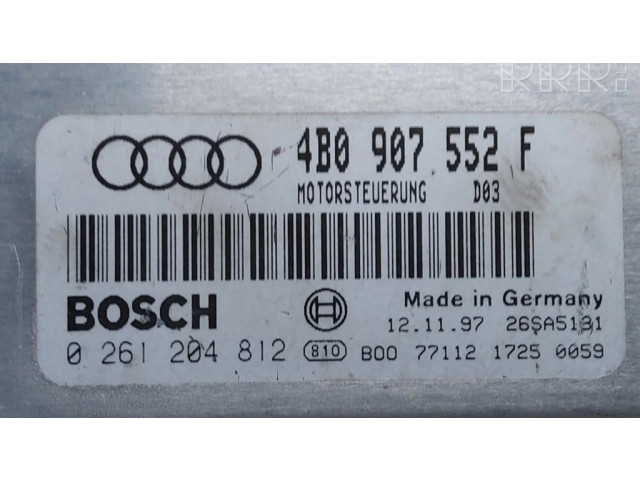Řídící jednotka 4B0907552F, 0261204812   Audi A4 S4 B5 8D 1996