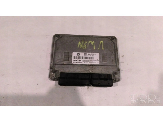 Блок управления двигателя 03D906033F Volkswagen Polo IV 9N3