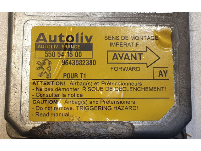 Блок подушек безопасности 9643082380, 550541500 Peugeot 206