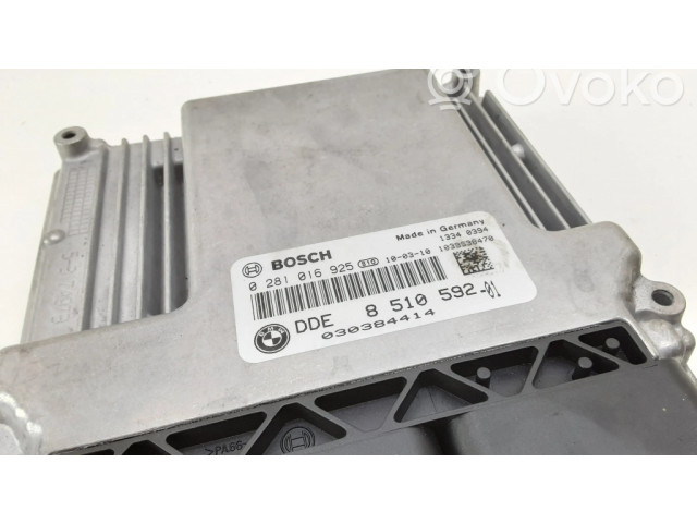 Комплект блоков управления 0281016925, 8510592 BMW 1 E81 E87
