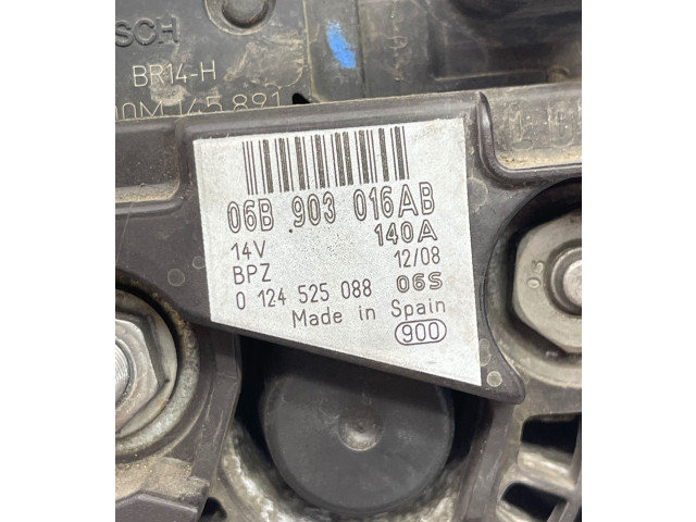 Генератор 06B903016AB, 0124525088 Audi A3 S3 8P