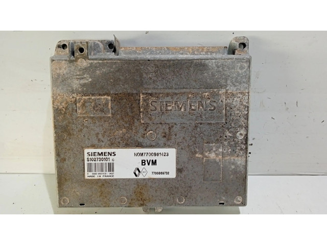 Блок управления двигателя 7700869732, S102730101C   Renault Clio I