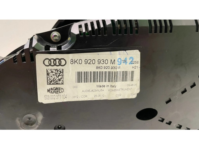 Přístrojová deska  Audi A4 S4 B8 8K 2011 8K0920930M, 503002371104  